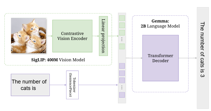Project image for Multi-Modal Language Model from scratch (Pali-Gemma)